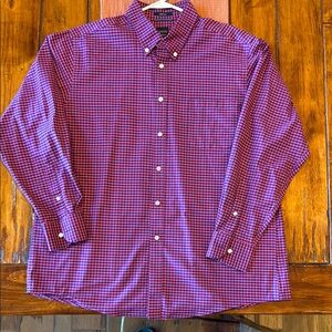 Men's Dockers blue and pink Checkered Shirt
